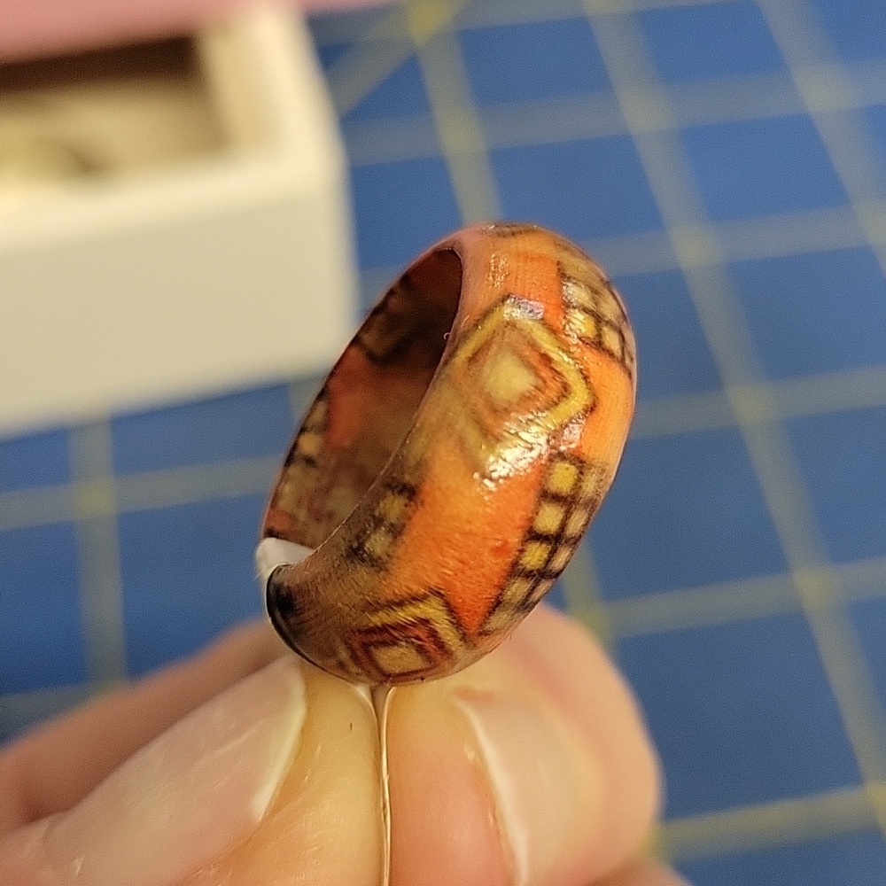Wooden Ring Size 5 - Picture 2 of 2